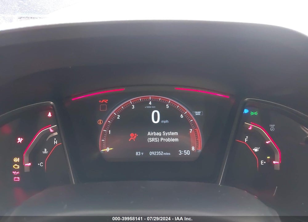 2019 HONDA CIVIC TYPE-R TOURING VIN: SHHFK8G78KU206367