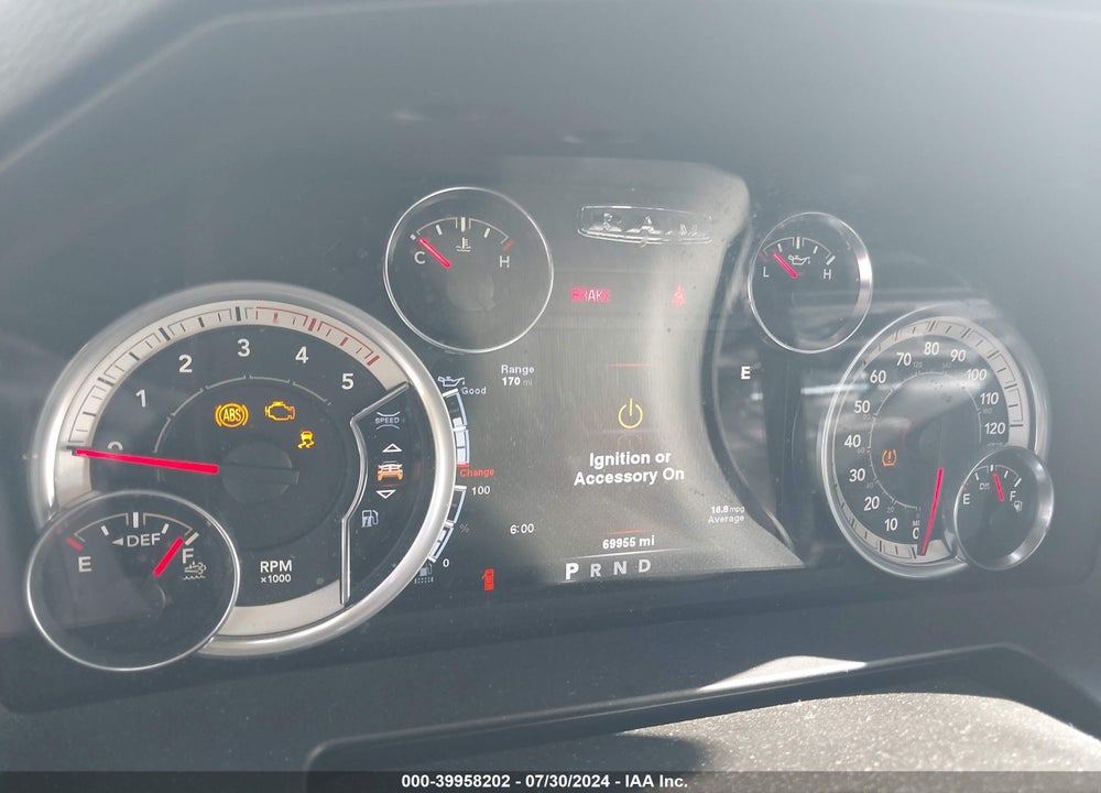 2013 RAM 2500 LAIE VIN: 3C6UR5NL7DG599902