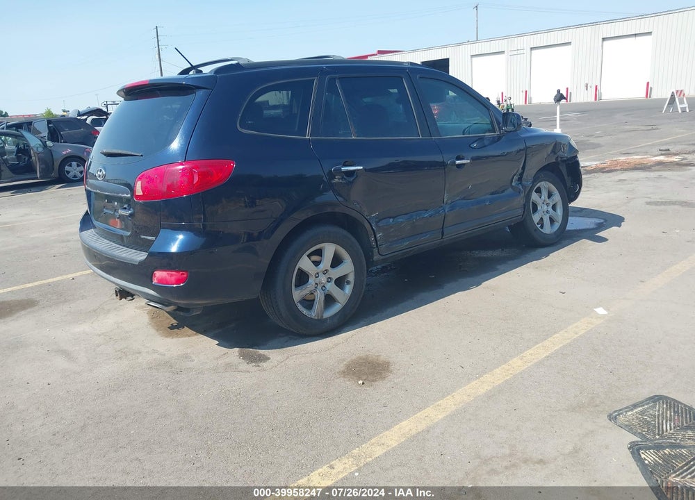 2007 HYUNDAI SANTA FE LIMITED/SE VIN: 5NMSH73E27H000772