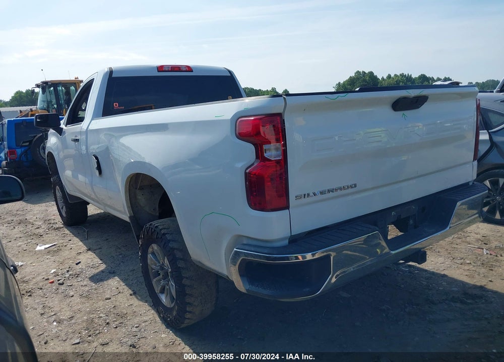 2020 CHEVROLET SILVERADO 1500 2WD REGULAR CAB LONG BED WT VIN: 3GCNWAEF3LG333476