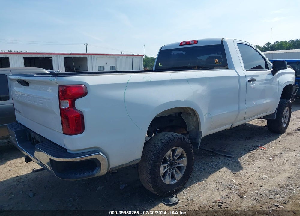 2020 CHEVROLET SILVERADO 1500 2WD REGULAR CAB LONG BED WT VIN: 3GCNWAEF3LG333476
