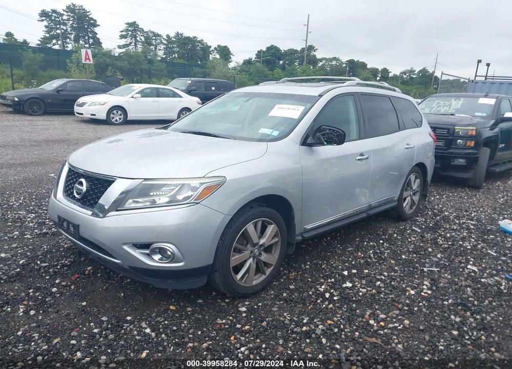 2014 NISSAN PATHFINDER PLATINUM VIN: 5N1AR2MM1EC650329