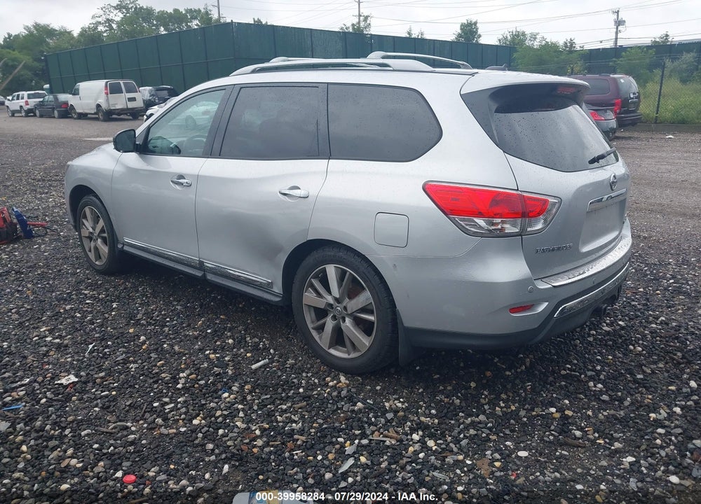 2014 NISSAN PATHFINDER PLATINUM VIN: 5N1AR2MM1EC650329