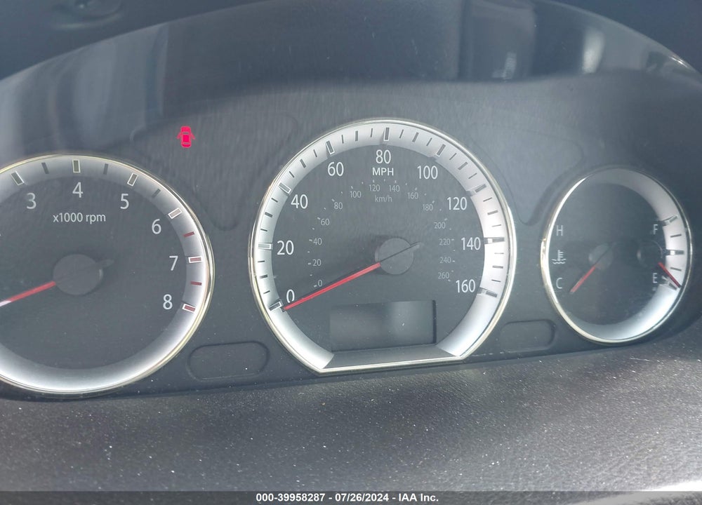 2009 HYUNDAI SONATA SE VIN: 5NPEU46C89H497320