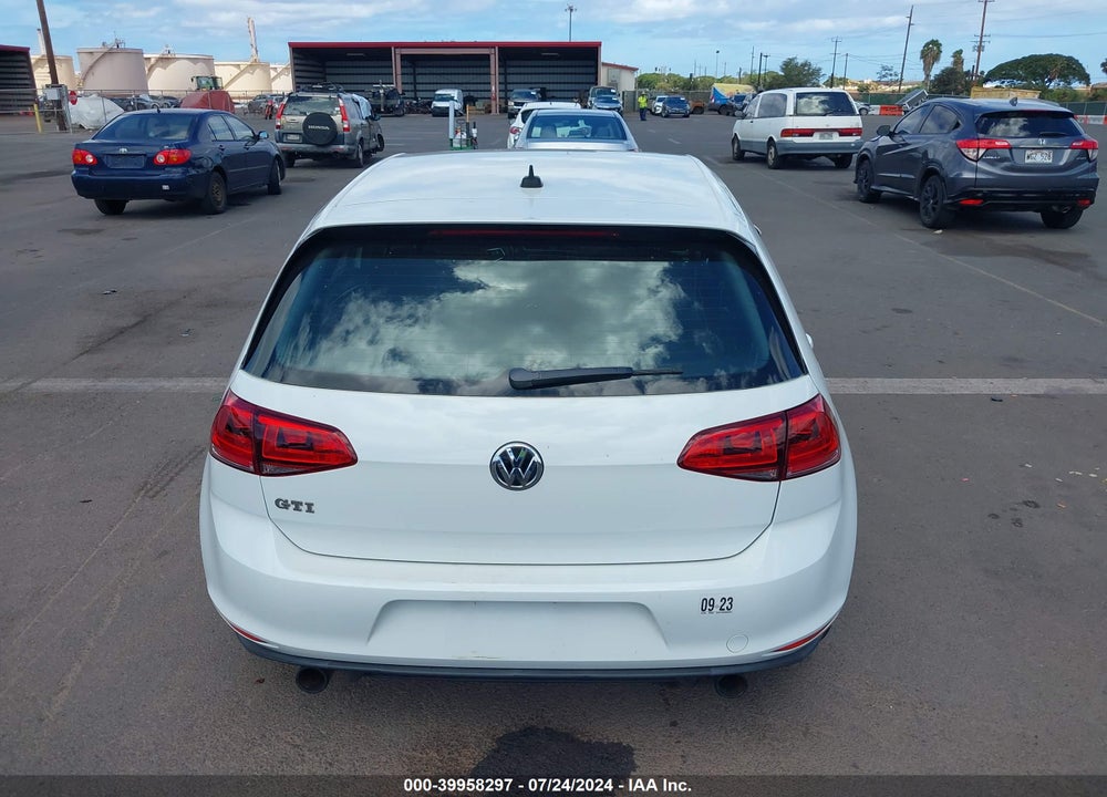 2017 VOLKSWAGEN GOLF GTI AUTOBAHN 4-DOOR/S 4-DOOR/SE 4-DOOR/SPORT 4-DOOR VIN: 3VW5T7AU0HM065069