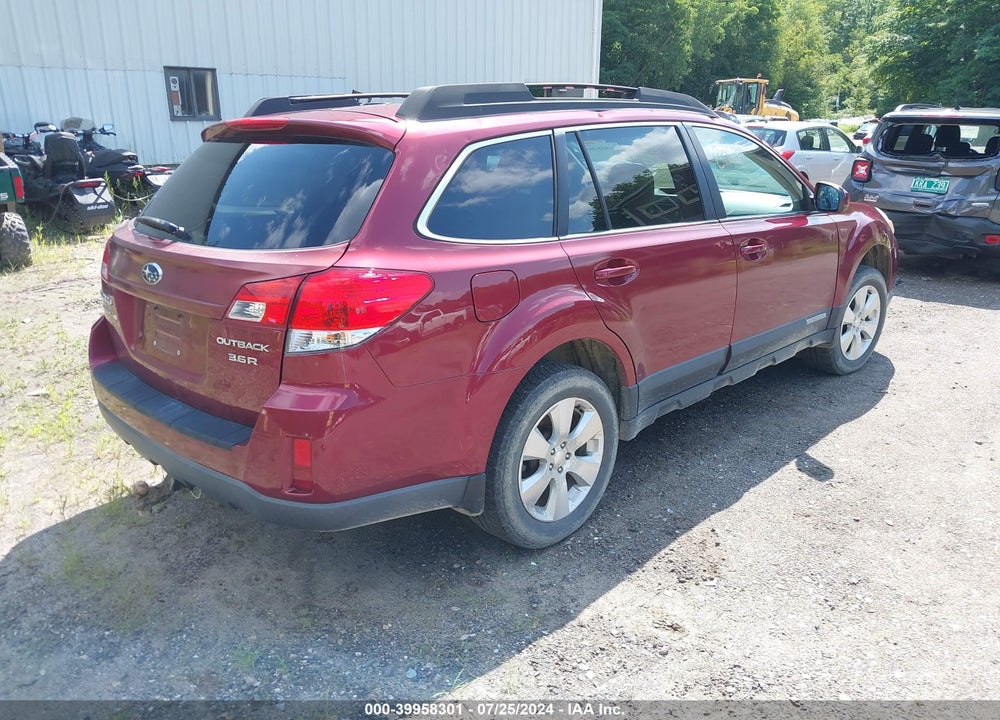 2011 SUBARU OUTBACK 3.6R PREMIUM VIN: 4S4BRECC4B2433860