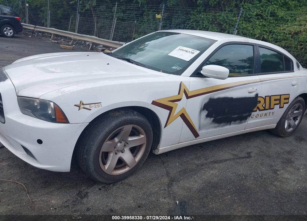 2014 DODGE CHARGER POLICE VIN: 2C3CDXAT0EH350383