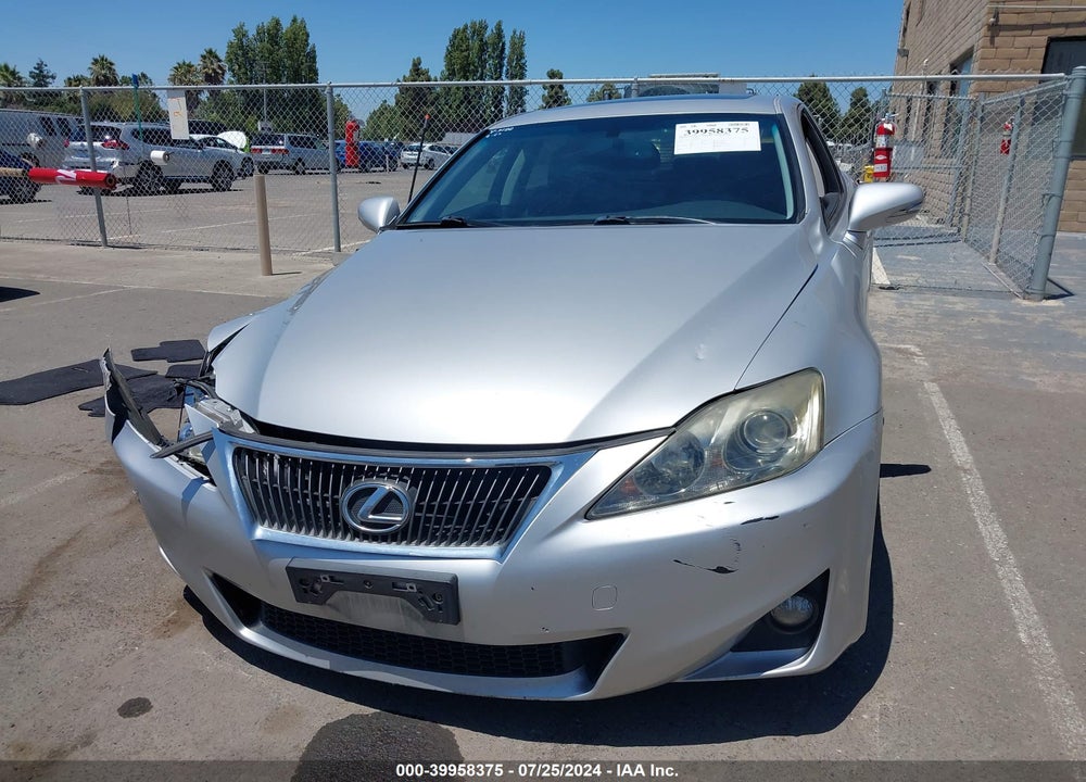 2012 LEXUS IS 250 VIN: JTHBF5C28C5163731