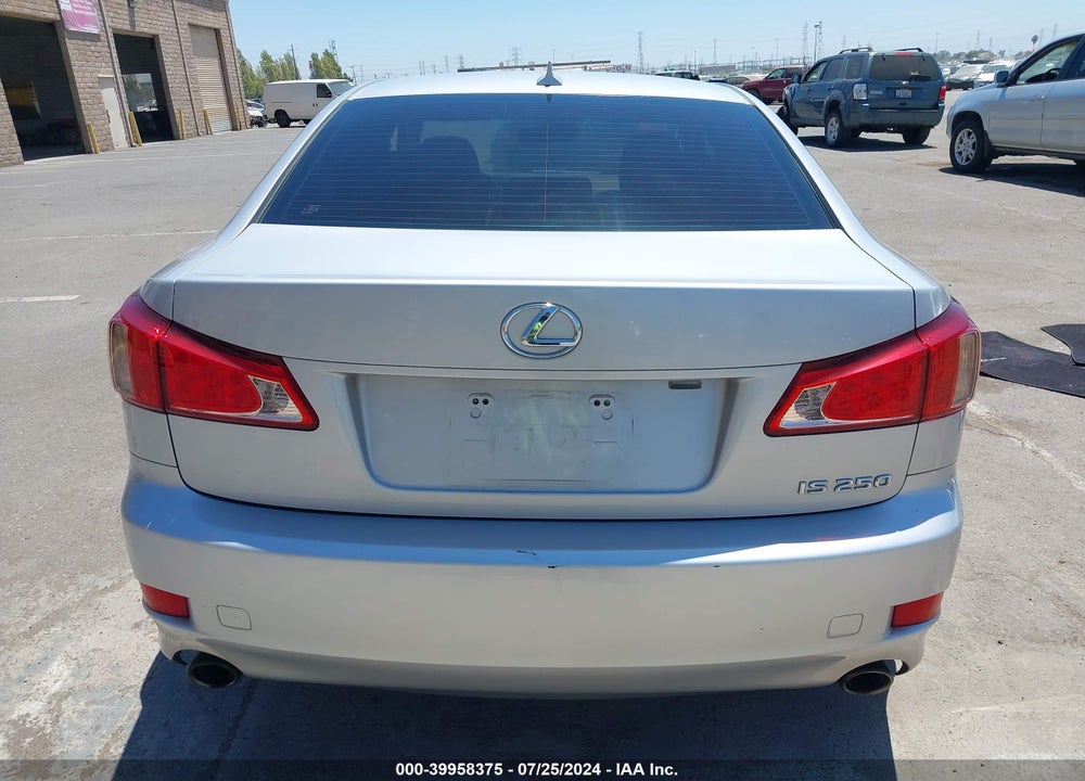 2012 LEXUS IS 250 VIN: JTHBF5C28C5163731