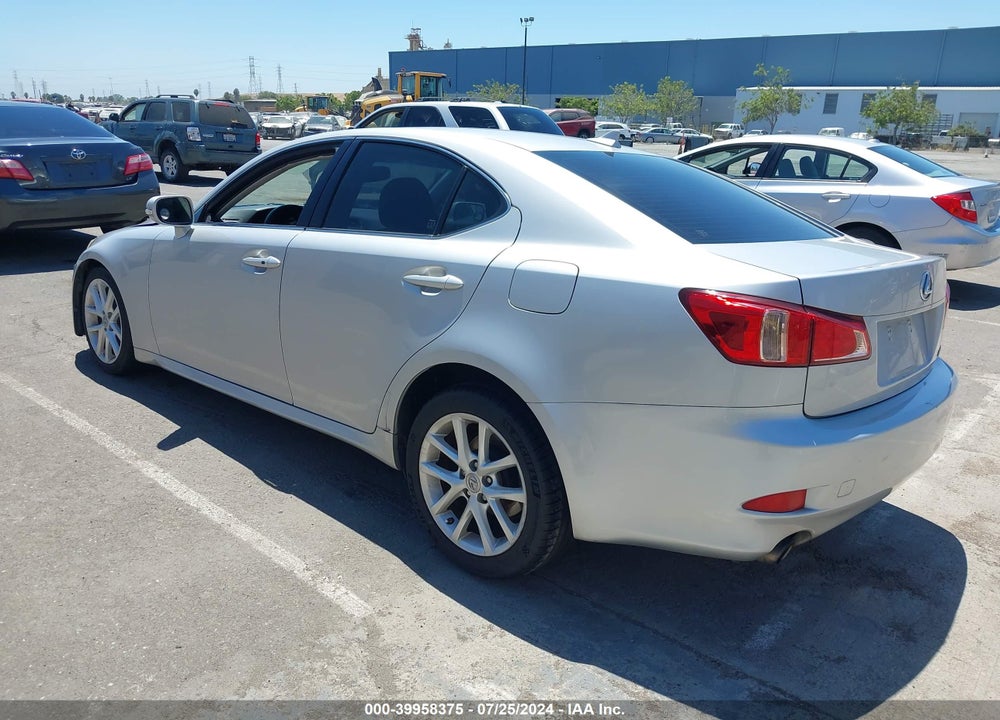 2012 LEXUS IS 250 VIN: JTHBF5C28C5163731