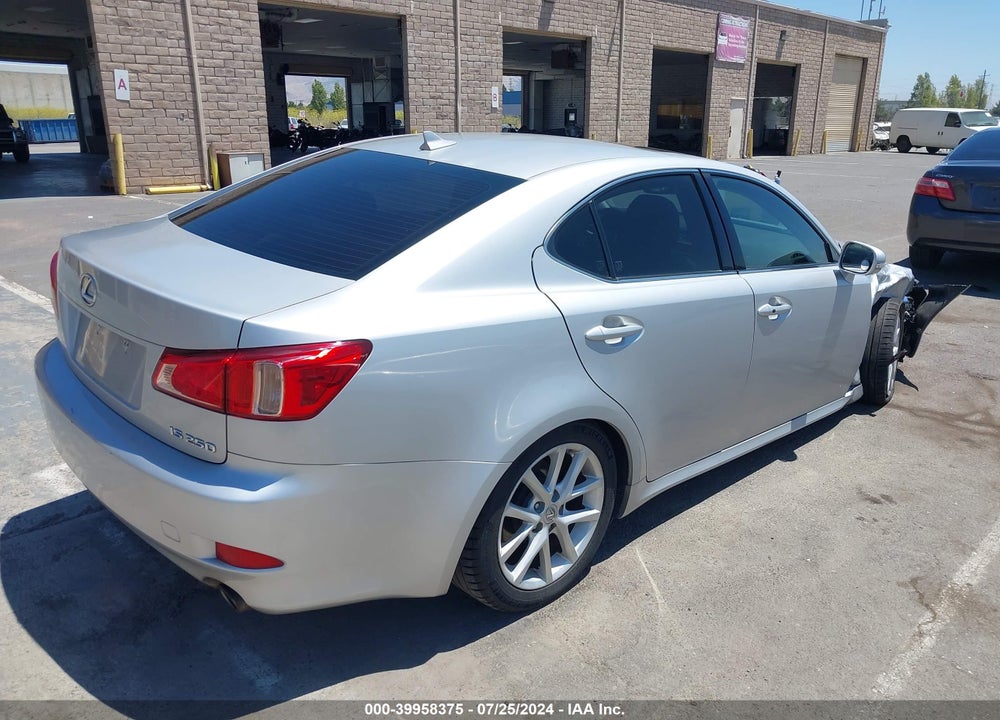 2012 LEXUS IS 250 VIN: JTHBF5C28C5163731