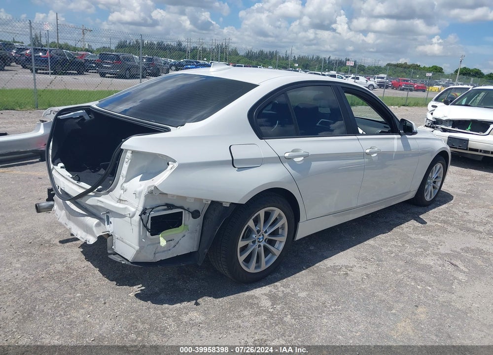 2016 BMW 320I VIN: WBA8E1G51GNT36164