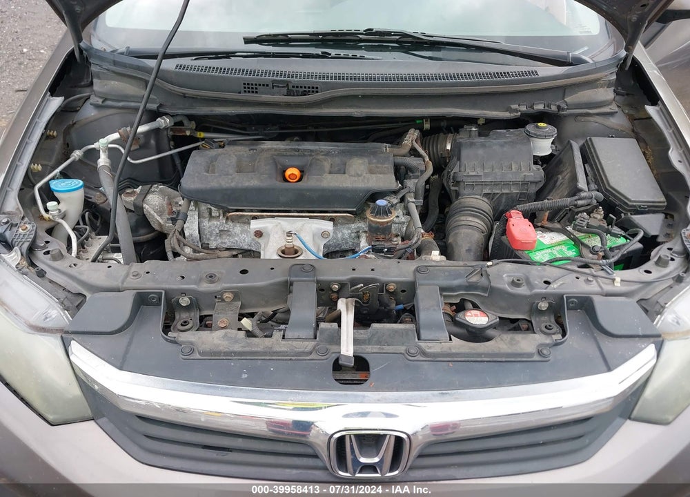 2012 HONDA CIVIC LX VIN: 2HGFB2F56CH518991