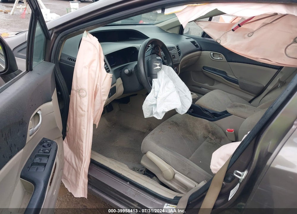 2012 HONDA CIVIC LX VIN: 2HGFB2F56CH518991
