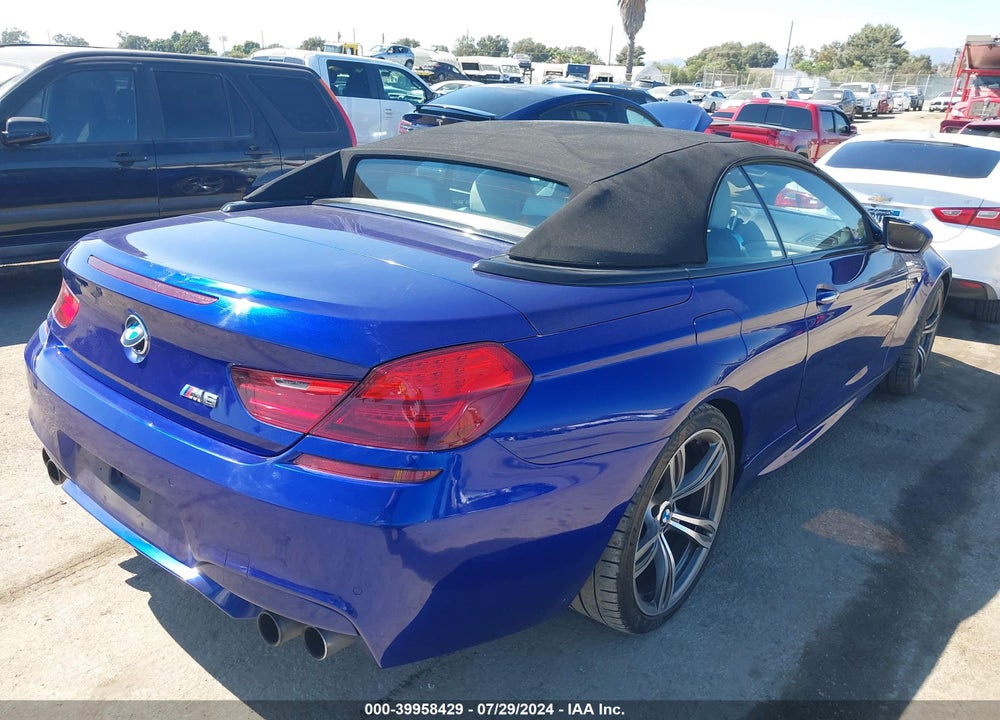 2012 BMW M6 VIN: WBSLZ9C5XCC985482