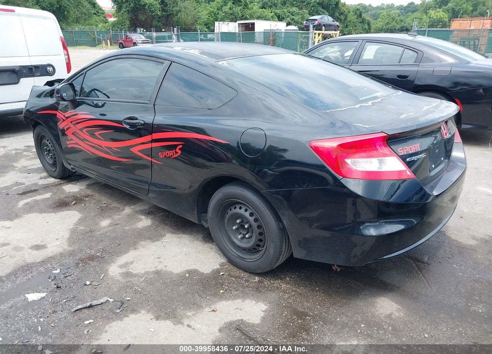 2012 HONDA CIVIC LX VIN: 2HGFG3B50CH507627