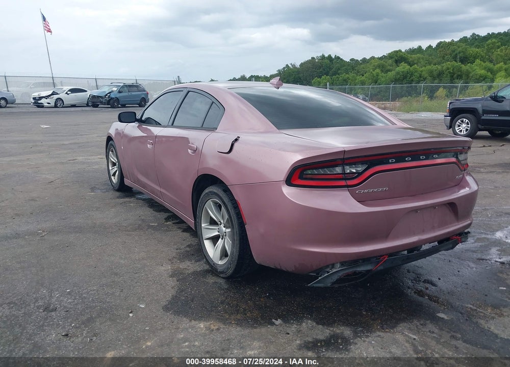 2015 DODGE CHARGER SXT VIN: 2C3CDXHG9FH814703
