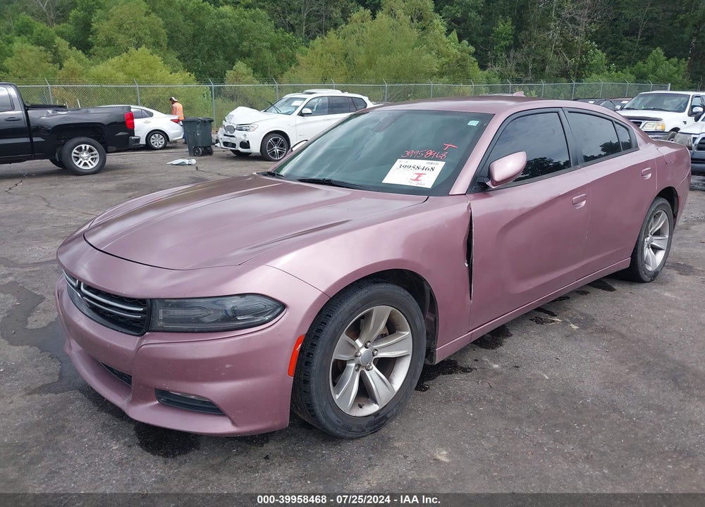 2015 DODGE CHARGER SXT VIN: 2C3CDXHG9FH814703