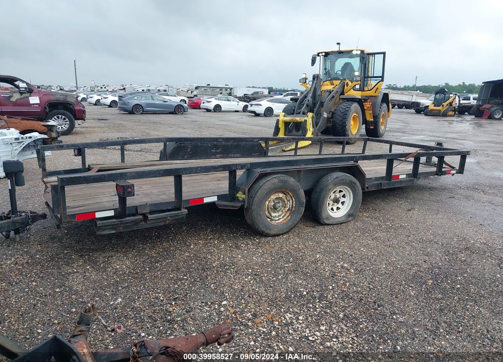 2022 SALVATION TRAILERS 20\' UTILITY TRAILER VIN: 7GG1U2027NW019893