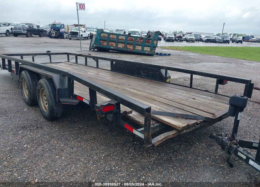 2022 SALVATION TRAILERS 20\' UTILITY TRAILER VIN: 7GG1U2027NW019893