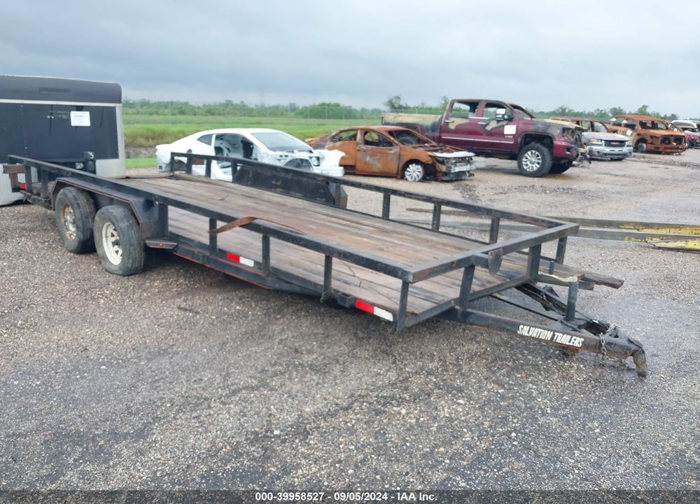 2022 SALVATION TRAILERS 20\' UTILITY TRAILER VIN: 7GG1U2027NW019893