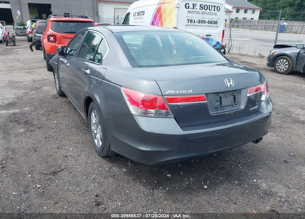 2012 HONDA ACCORD 2.4 SE VIN: 1HGCP2F6XCA162749