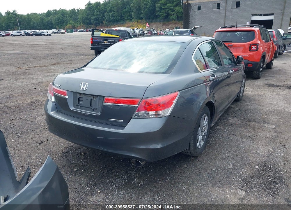 2012 HONDA ACCORD 2.4 SE VIN: 1HGCP2F6XCA162749