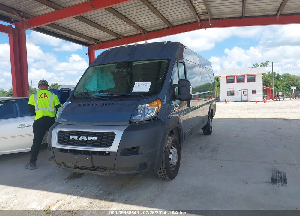 2021 RAM PROMASTER 3500 CARGO VAN HIGH ROOF 159 WB EXT VIN: 3C6MRVJG5ME549262