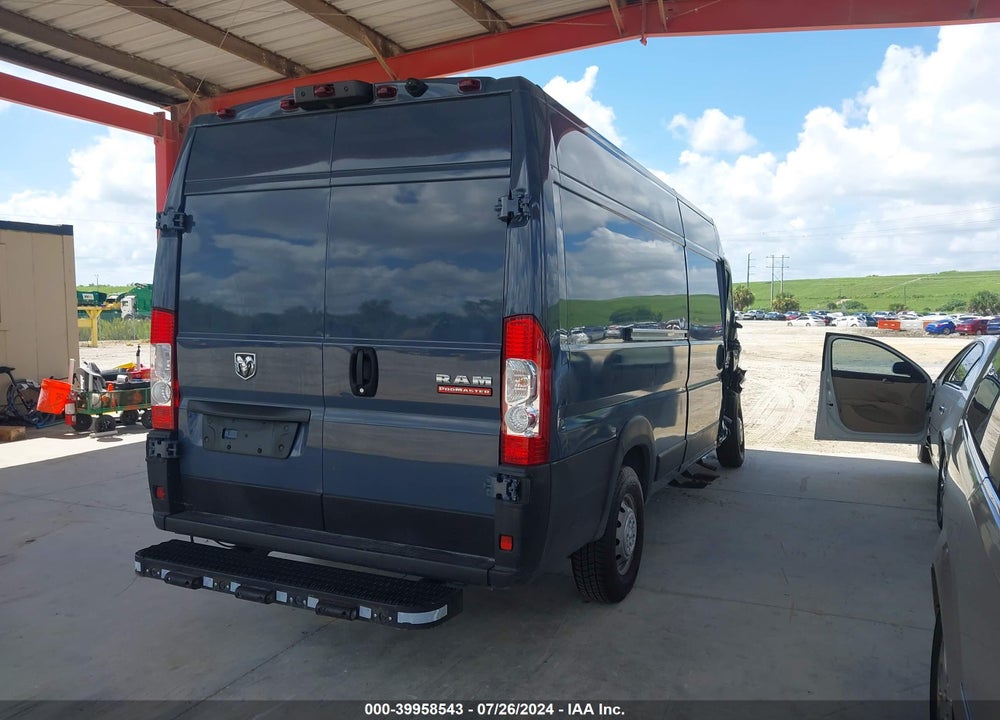 2021 RAM PROMASTER 3500 CARGO VAN HIGH ROOF 159 WB EXT VIN: 3C6MRVJG5ME549262