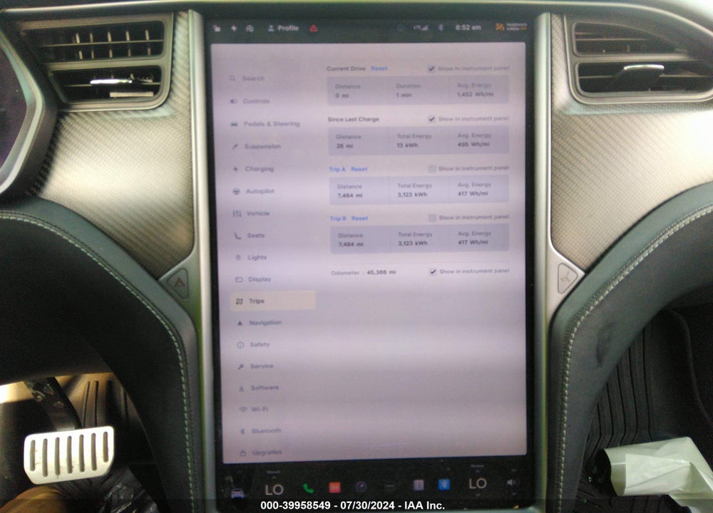 2020 TESLA MODEL X PERFORMANCE DUAL MOTOR ALL-WHEEL DRIVE VIN: 5YJXCBE40LF263575