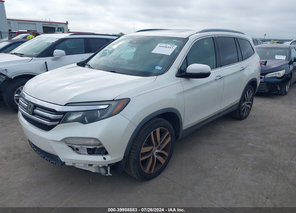 2017 HONDA PILOT TOURING VIN: 5FNYF5H98HB034508
