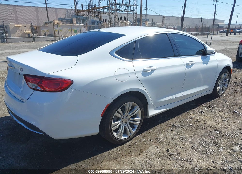 2015 CHRYSLER 200 LIMITED VIN: 1C3CCCABXFN541773