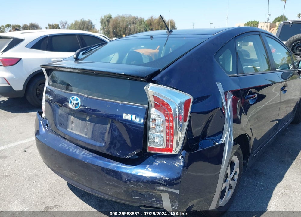 2013 TOYOTA PRIUS TWO VIN: JTDKN3DU6D0348058