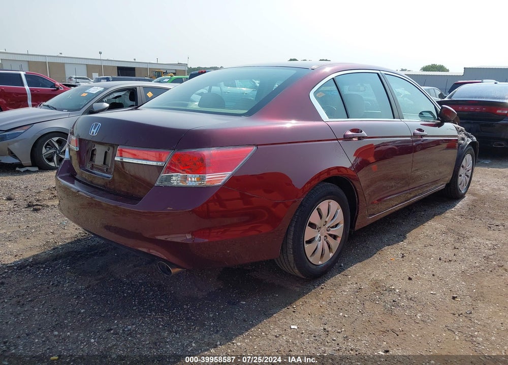 2012 HONDA ACCORD 2.4 LX VIN: 1HGCP2F34CA213068