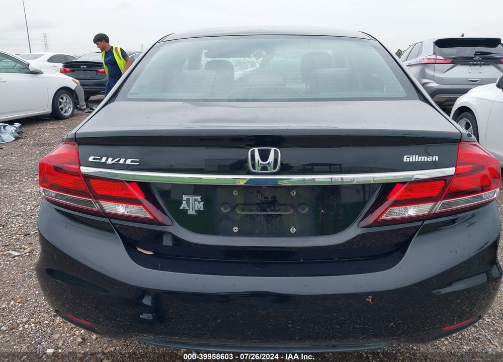 2013 HONDA CIVIC EX VIN: 19XFB2F87DE068077