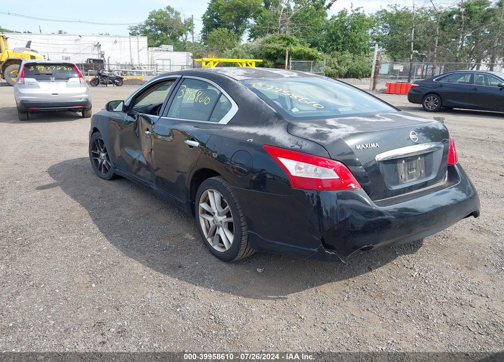 2009 NISSAN MAXIMA 3.5 S VIN: 1N4AA51E49C849977