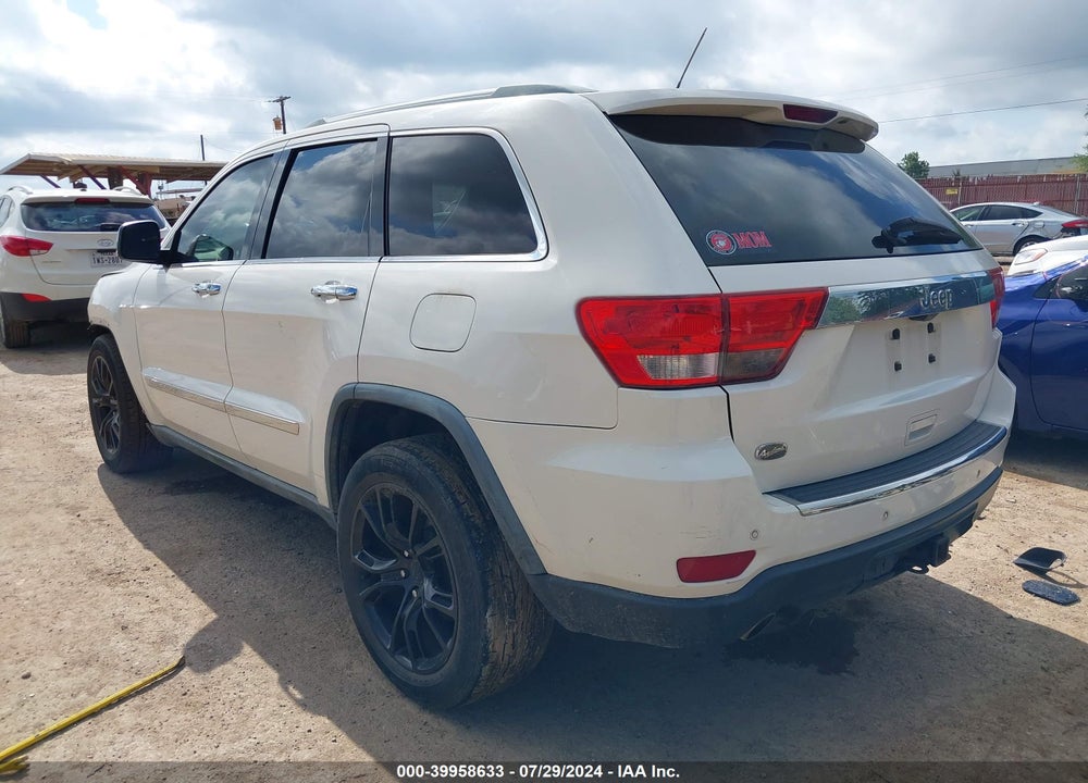 2011 JEEP GRAND CHEROKEE OVERLAND VIN: 1J4RS6GT6BC611697