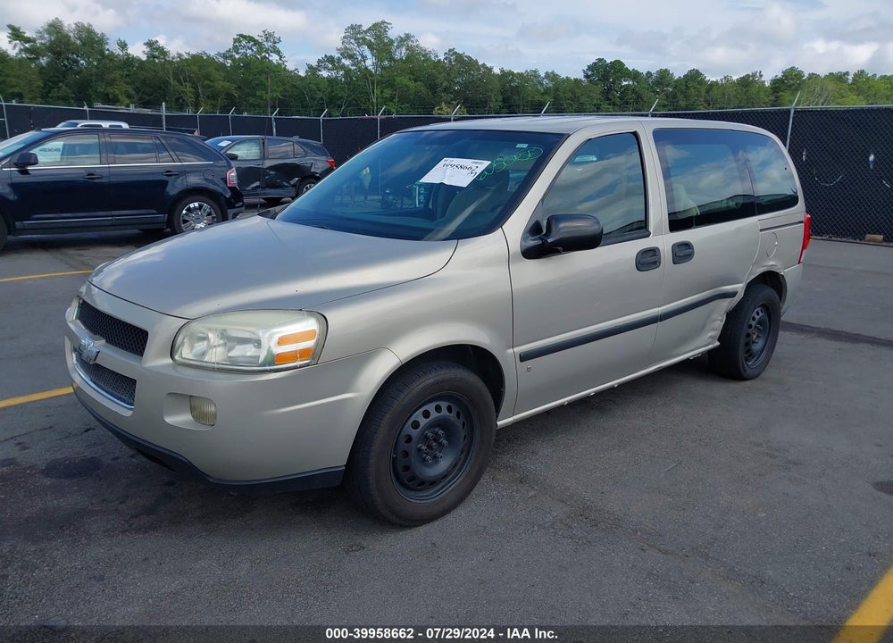 2008 CHEVROLET UPLANDER LS VIN: 1GNDU23W98D208116