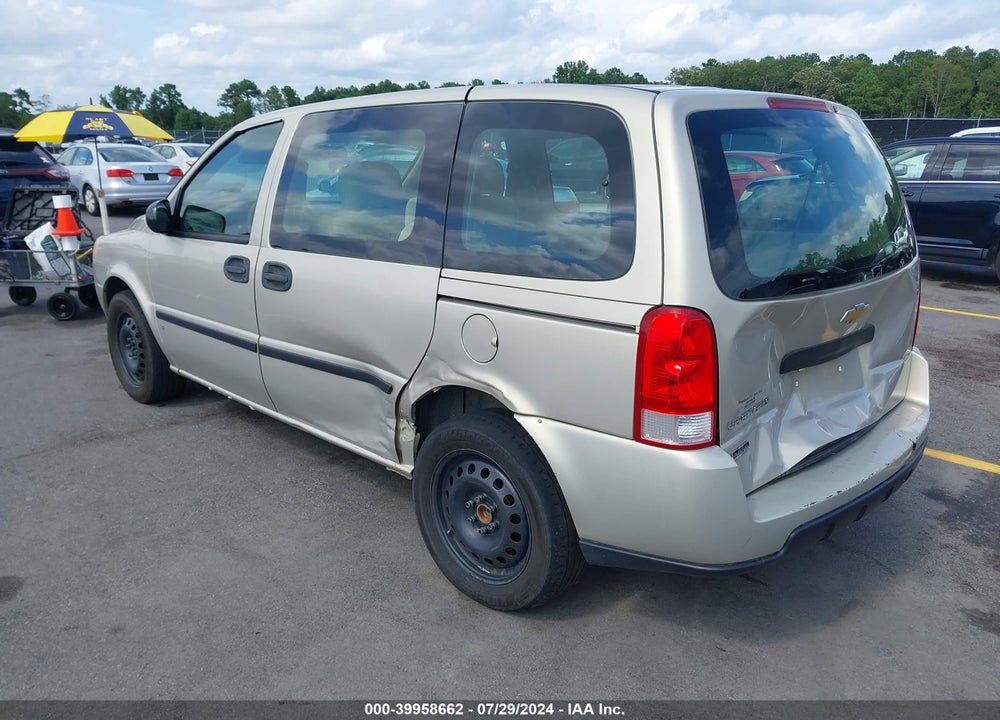 2008 CHEVROLET UPLANDER LS VIN: 1GNDU23W98D208116