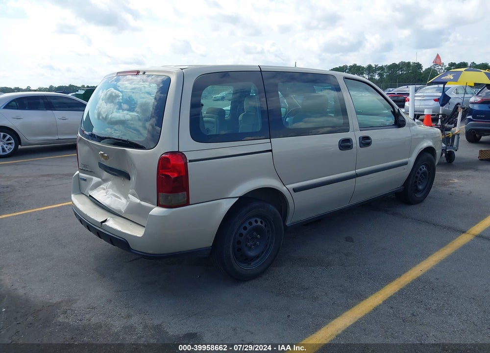 2008 CHEVROLET UPLANDER LS VIN: 1GNDU23W98D208116