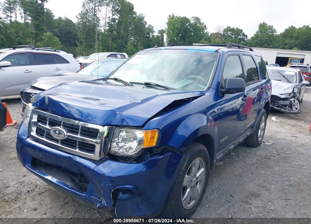 2008 FORD ESCAPE XLT VIN: 1FMCU03158KE10584