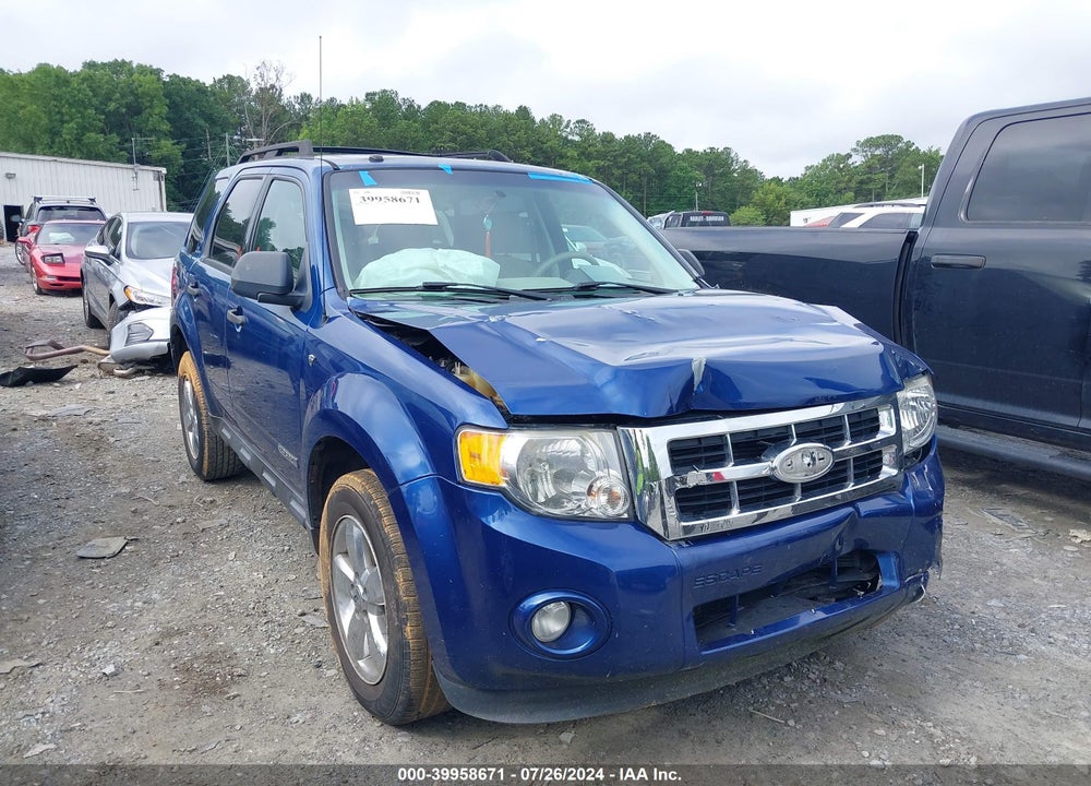2008 FORD ESCAPE XLT VIN: 1FMCU03158KE10584