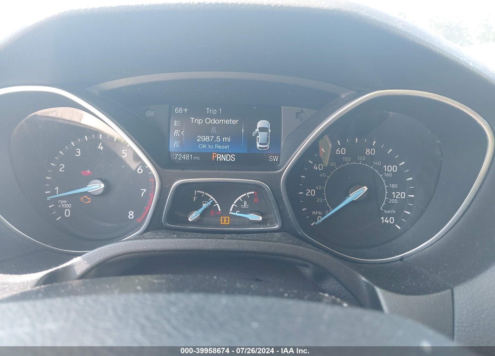2017 FORD FOCUS SE VIN: 1FADP3FE5HL311232