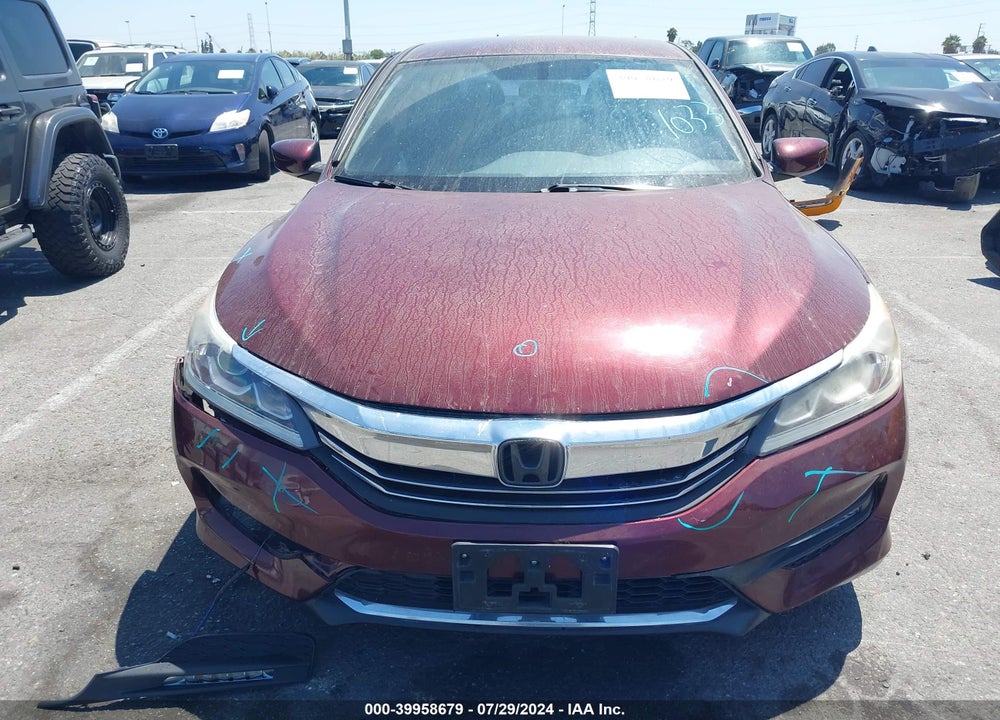 2017 HONDA ACCORD SPORT VIN: 1HGCR2F56HA101732