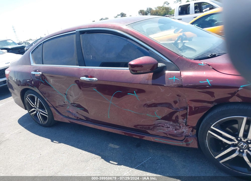 2017 HONDA ACCORD SPORT VIN: 1HGCR2F56HA101732
