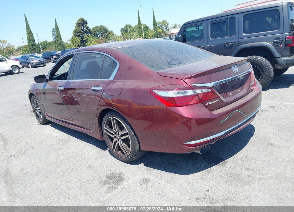2017 HONDA ACCORD SPORT VIN: 1HGCR2F56HA101732