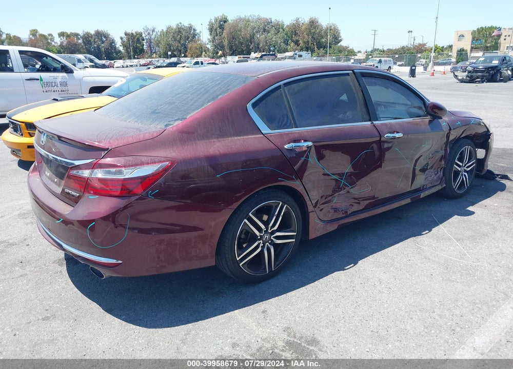 2017 HONDA ACCORD SPORT VIN: 1HGCR2F56HA101732