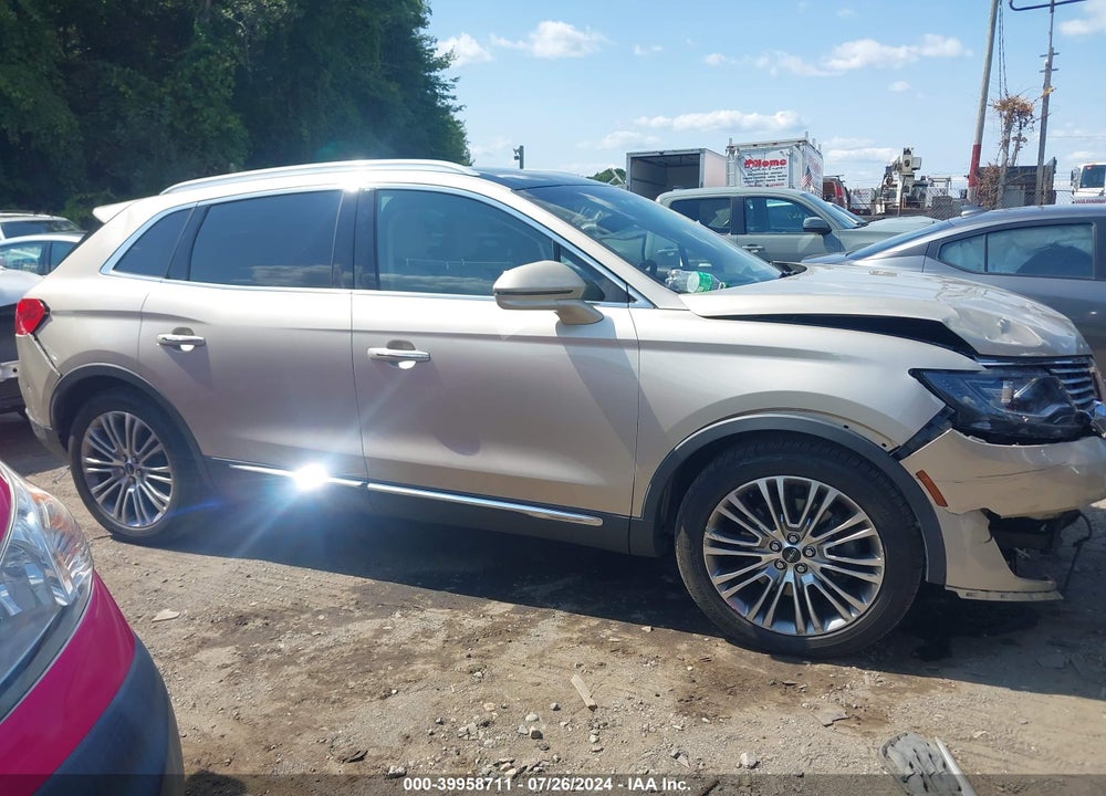 2017 LINCOLN MKX RESERVE VIN: 2LMPJ8LR5HBL43949