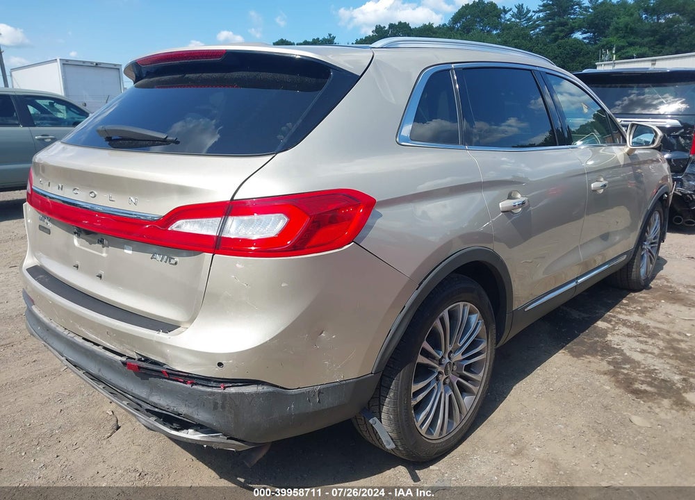 2017 LINCOLN MKX RESERVE VIN: 2LMPJ8LR5HBL43949