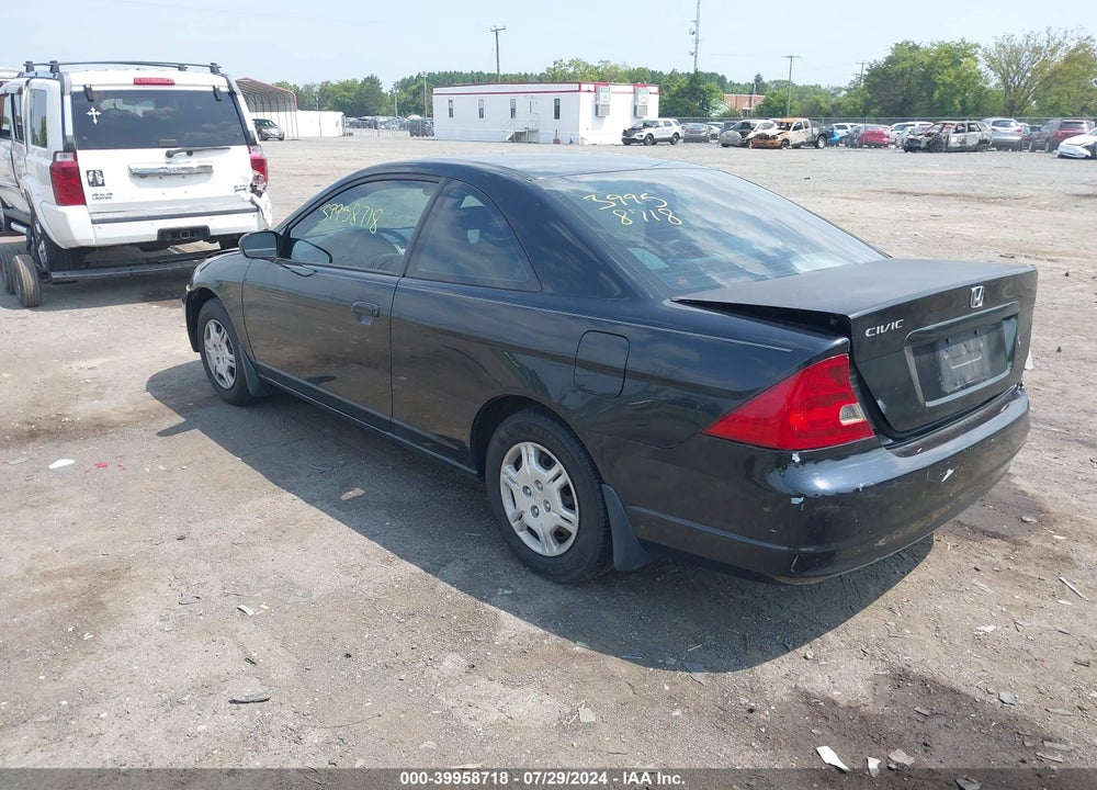2002 HONDA CIVIC LX VIN: 1HGEM22512L009310